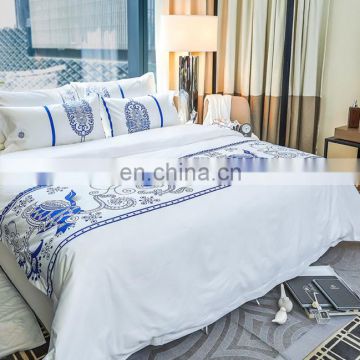 Luxury cotton bedding sets hotel comforter duvet cover sets livingroom bedsheets