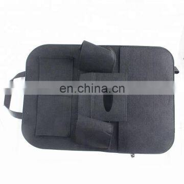 Customized polyester felt Car Seat Back Organizer Bag