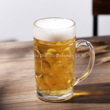 1L High Quality Large Beer Glass Mug With Handle photo-4