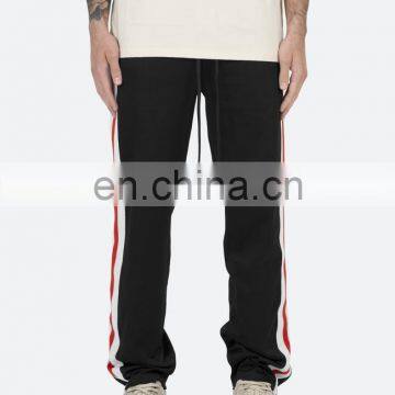 DiZNEW Navy Blue Black Orange Tearaway Track Pants For Men photo-5