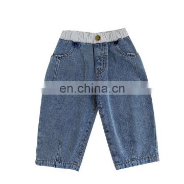 6450 Kids clothing baby girl child jeans korean style fashion casual pants