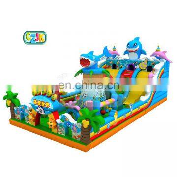 hot sale theme bounce house waterslide commercial