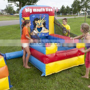 Inflatable Baseball Snowball Basketball Big Mouth Carnival Games Set For Events photo-5