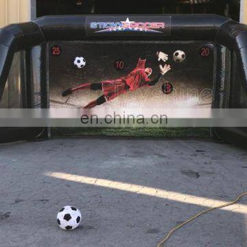 Inflatable Sticky Soccer Goal Kids Adult Football Game Target For Sale