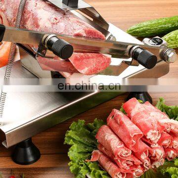 Meat Rolls and Meat Slices Maker Machine /stainless Steel Frozen Beef Slicing Machine/ Pastry Cucumber Carrot Slices Cutter photo-4
