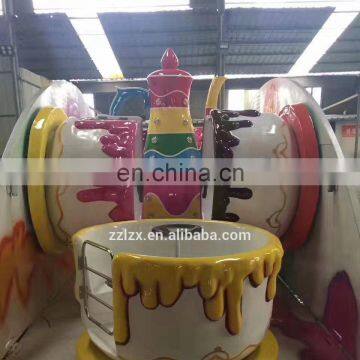 Outdoor Rotating Large Turntable Entertainment Children Coffee Cup Amusement Park Equipment photo-5