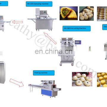 Good Price PLC Control Panel Easy Operation Maamoul Moon Cake Production Line for Sale photo-2