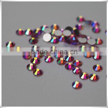 New Fashion Nail Art Light Rink Rhinestone Crystal AB Clour Silver Flatback Non Hot Fix Rhinestone Tone for Wedding Dress photo-2