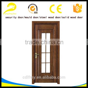 europe gate designs interior glass solid wooden luxury door