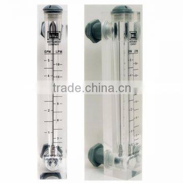 acrylic panel water flow rate meter