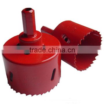 Bi Metal Hole Saw Built-in Arbor,Alloy Steel Body, M3 or M42 8% Cobalt Teeth Bi Metal Hole Saw,