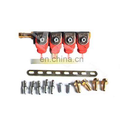 CNG LPG injector rail 2 Ohm 3 Ohm 4 Cylinders