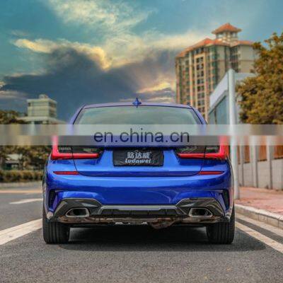 MP Style 3 Series Carbon Fiber Rear Bumper Diffuser for BMW G20 G28 M Sport 2019-2020 photo-5