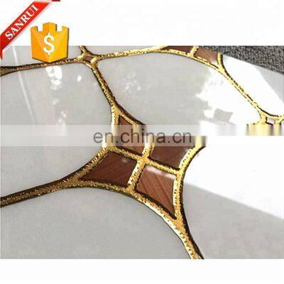 Interior Flooring Customized Gold Porcelain Floor Tile photo-3