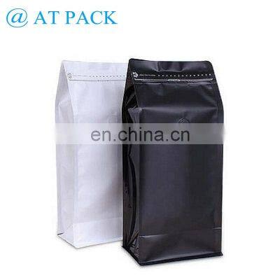 Factory Supply Side Heat Seal Packaging Reusable Resealable Plastic Coffee Bags With Valve