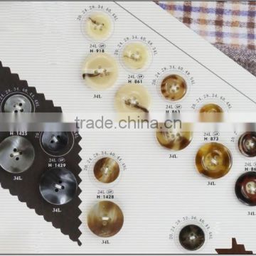 High grade 4-holes buttons for men's suits