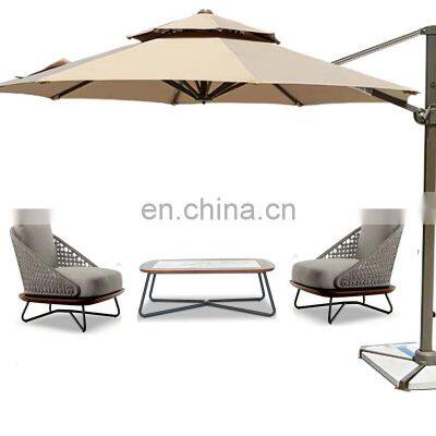 High Quality Garden Sofas Furniture Rattan Merbau Sofa Set