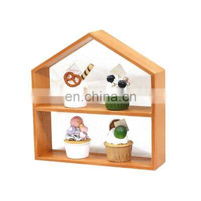 Wholesale 3 Layer Bamboo Cup Cake Stand Party Fruits Snacks Serving Tray photo-2
