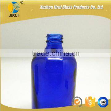 500ml Popular Round Shape Cobalt Blue Glass Boston Bottle                        
                                                Quality Choice