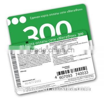 New Custom and Reasonable Price Code39 Barcode Card