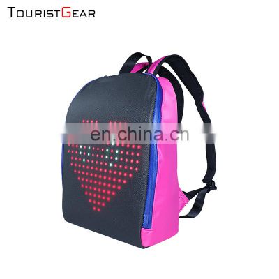 2020 smart bag Trendy Advertising Laptop Pocket Inside LED Backpack