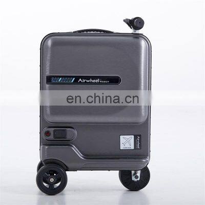 Air Wheel Series- SE3Mini Smart Riding Suitcase BOARDING ALLOWED Unisex Black ABS+ PC Electrical Suitcase photo-5