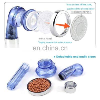 Luxury Mineral Stone Hand Water Saving Head High Pressure Handheld Shower Head With Filters photo-5