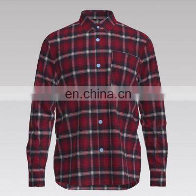 Popular 100% Cotton Yarn Dyed Flannel Check Design photo-2