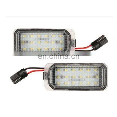 A Pair LED License Plate Light Lamp Assembly For Ford Kuga Galaxy LED License Lamp