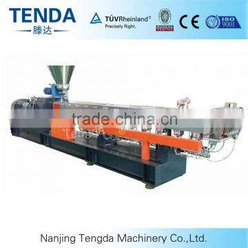 TSH-75 TENDA 180KW Masterbatch Granulating Plastic Twin Screw Extruder