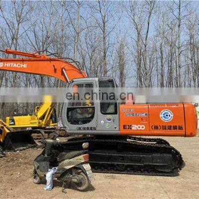 Perfect working condition hitachi used hydraulic manual excavator ex200