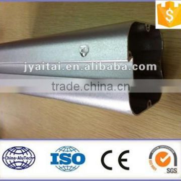 bright anodized sand blasting aluminium profile for decoration/auto roof rack