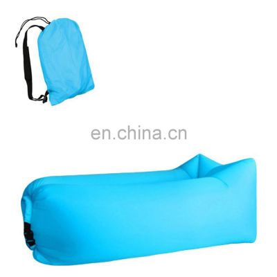 2021 Trend Outdoor Products Fast Inflatable Air Sofa Bed Good Quality Sleeping Bag Inflatable Air Bag Lazy bag Beach Sofa Laybag