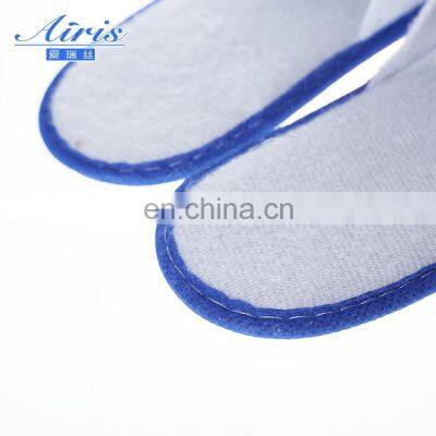 Disposable Non-woven Hotel Slipper 3mm Whiten Pressed EVA Sole Slippers photo-5