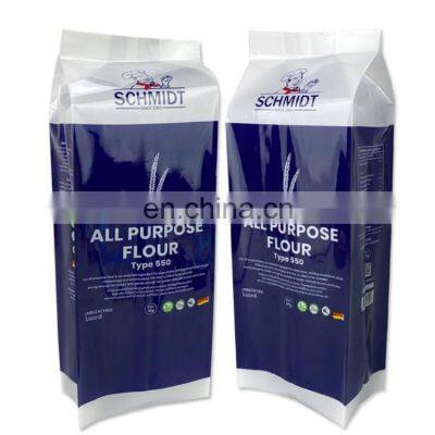 Custom Printed Plastic Food Packaging Side Gusset Pouch Wheat Flour Packing Bag photo-2