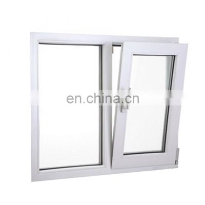 2021 factory direct selling low price hot selling modern European style simple white frame PVC Flat Top hung window