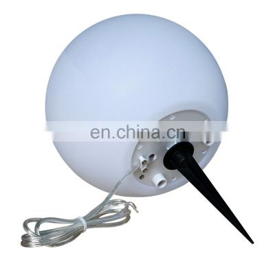 color changing waterproof Solar charging motion lights outdoor garden led ball stone lamp