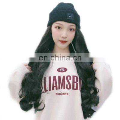 Amazon Hot Selling Cool Women Wig Hats Hair Extensions Dress photo-4
