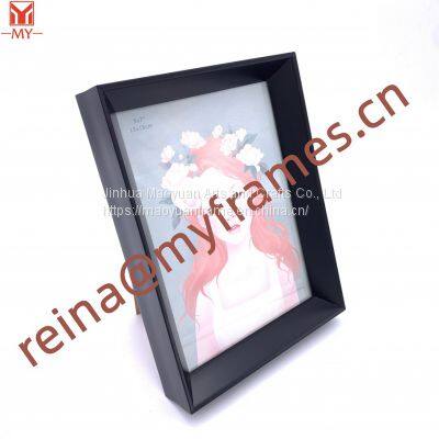 PS Plastic Blue Gray Wide Edge Photo Frame Coast Picture Frame