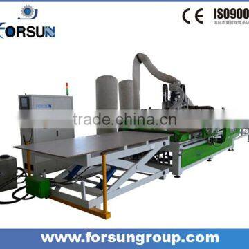 new technology Intelligent plate-type furniture production line,auto loading nesting cnc router cutting machine