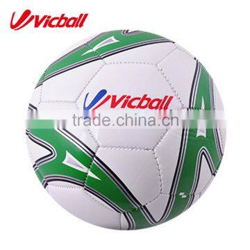 Machine Sewing PVC Leather Rubber Bladder Football Ball Manufacturer