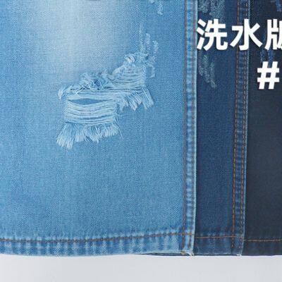 9.2oz High Quality Denim Fabric Manufacturers Blue X Blue Wholesale Denim Bull Twill Jeans Cloth W187814n photo-5