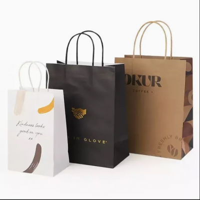 Top Rank Manufacturer Custom Kraft Paper Bag with Your Own Logo