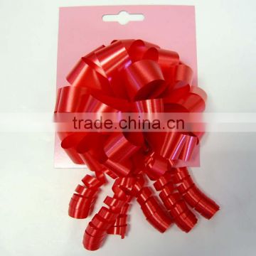 Holographic Red Curling Ribbon Bow for Christmas/party/holiday decoration