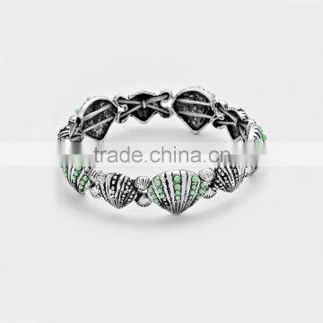 New Design Sea Life Jewley Shell Charm Stretch Bracelet photo-2