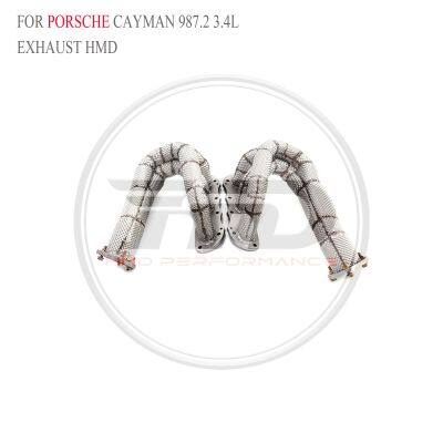 HMD Car Accessories Down Pipe Exhaust System for Porsche 718 GT4 GTS/RS Cayman 987.2 With Catalytic Converter Large Diameter WhatsApp+86 18946955156 photo-5