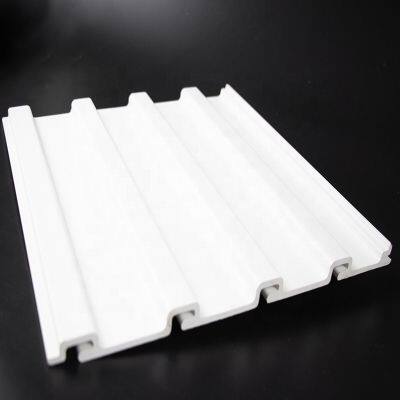 White Bracket Slatwall Pvc Panel Slatwall Pvc With Customized Size photo-6