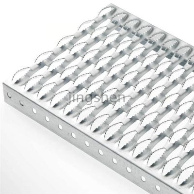 Platform Walkway Dedicated O-Type Fisheye Aluminum Alloy Anti-Slip Bracket, Slide Board Anti-Slip Safety Perforated Grille photo-2