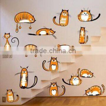 removable kitten wall stickers