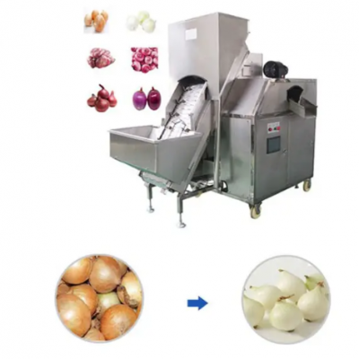 Onion Two Ends Cutting and Peeling Machine